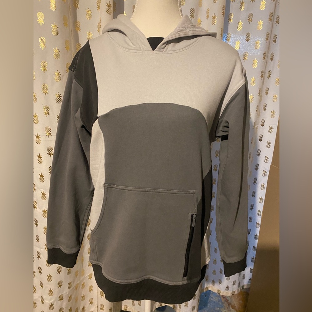 lululemon athletica Two-Tone Gray & Light Gray Hoodie